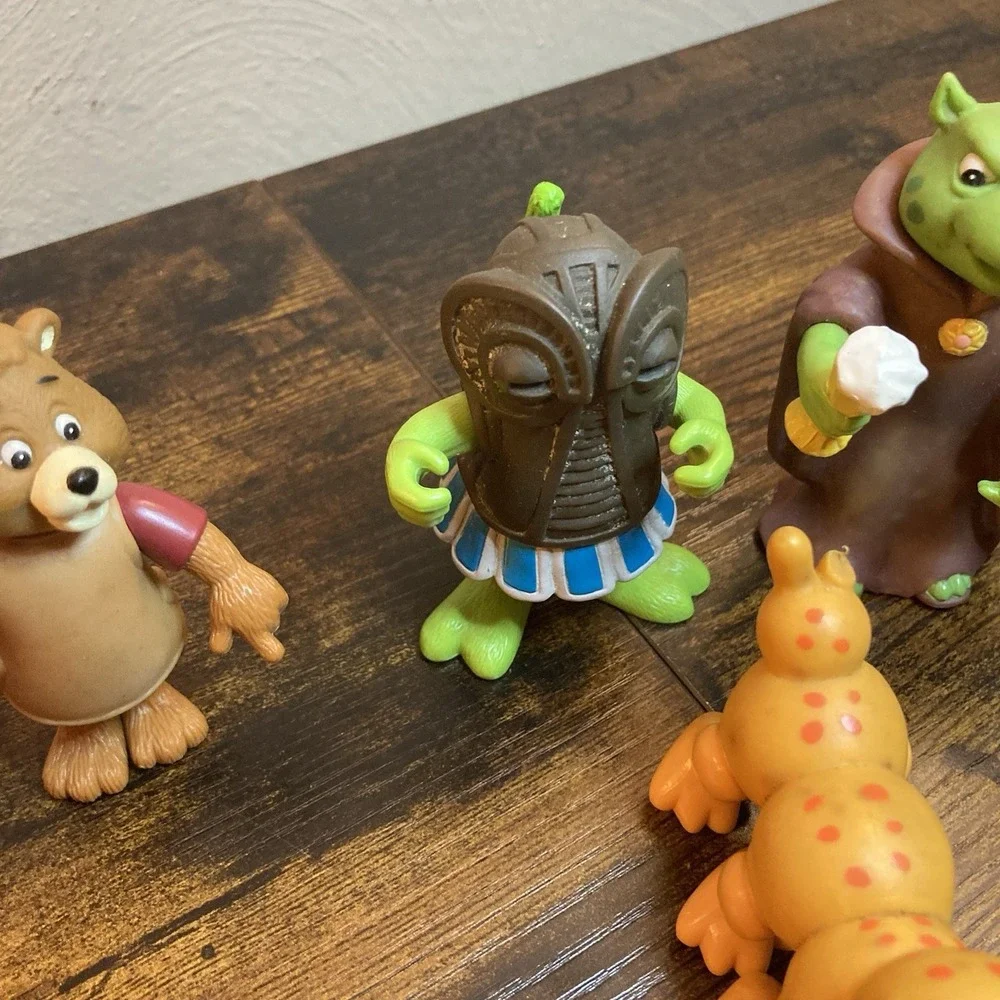 Teddy‎ Ruxpin Figure Lot of 10 Incl Newton Bounder Wooly Gutang Tweeg Alchemy II